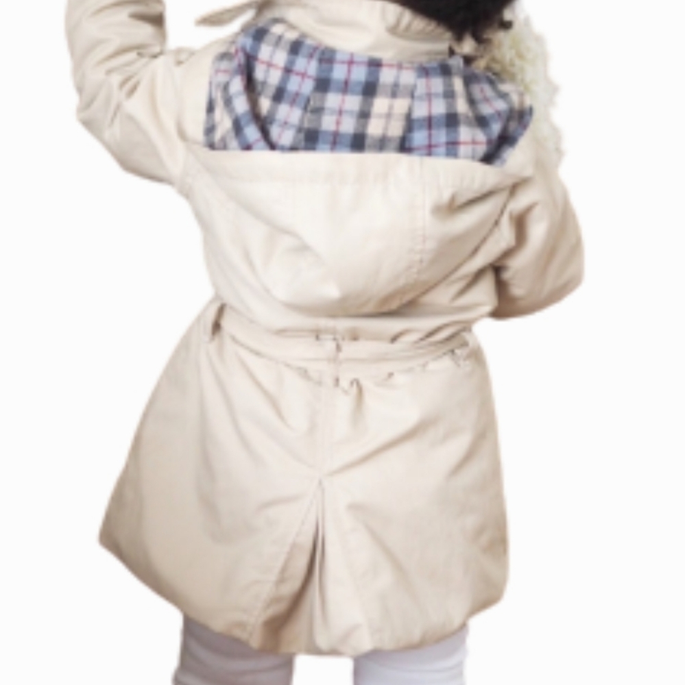 Zara BabyGirl 18/24 Months Trench Coat - Picture 2 of 13